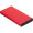 Powerbank aus recyceltem Aluminium 10.000 mAh GIORGIA, rot