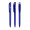 BIC® Super Clip ballpen, transparent dunkellau