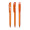 BIC® Super Clip ballpen, transparent orange