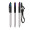 BIC® 4 Colours® Glacé with Lanyard, silber  glasiert, schwarz
