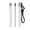 BIC® 4 Colours® ballpen + lanyard, weiß