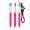 BIC® 4 Colours® ballpen + lanyard, weiß, rosa