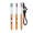 BIC® 4 Colours® Shine with lanyard ballpen, weiß, roségold
