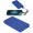 Recycelte Powerbank 10.000 mAh PRESTON, blau