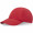 Mica GRS recycelte Cool Fit Kappe mit sechs Segmenten, rot