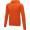 Theron Herren Kapuzenpullover mit Reißverschluss, orange, XS