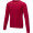Zenon Herrenpullover mit Rundhalsausschnitt, rot, XS