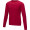 Zenon Herrenpullover mit Rundhalsausschnitt, rot, XS