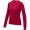 Zenon Damenpullover mit Rundhalsausschnitt, rot, XS