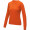 Zenon Damenpullover mit Rundhalsausschnitt, orange, XS