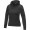 Sayan Kapuzenpullover mit halbem Reißverschluss für Damen, schwarz, XS