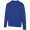 Jasper 280 g/m² Pullover mit Rundhalsausschnitt aus recycelter Bio Baumwolle (OCS), unisex, blau, XS