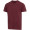 Balfour 200 g/m² Kurzärmeliges T-Shirt V-Ausschnitt Bio Baumwolle (OCS), unisex, Tiefes Burgunderrot, XS