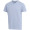 Balfour 200 g/m² Kurzärmeliges T-Shirt V-Ausschnitt Bio Baumwolle (OCS), unisex, Nebelblau, XS