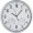 Wanduhr mit Hygro - und Thermometer MALCOLM, weiss