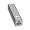 Powerbank 2.200 mAh aus Metall, inkl. Ladekabel, grau