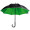 Luxuriöser Regenschirm mit doppelter Bespannung, grün