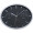 Wanduhr mit Hygro- und Thermometer, schwarz