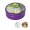 Runde Click-Blechdose 45 mm mit Minties oder Fruchtherzchen, dunkelviolett