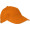 6 Panel Sandwich Baseball Cap CURTIS, orange