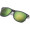 Sonnenbrille aus Kunststoff mit verspiegelten Gläsern, UV 400 Schutz, weiss