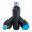Thermotrinkflasche RETUMBLER-mySTEELONE, schwarz, cyan, cyan