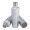 Thermotrinkflasche RETUMBLER-mySTEELONE, silber, braun, braun