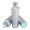 Thermotrinkflasche RETUMBLER-mySTEELONE, silber, mint, mint