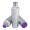 Thermotrinkflasche RETUMBLER-mySTEELONE, silber, lila, lila
