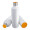 Thermotrinkflasche RETUMBLER-mySTEELONE, weiß, orange, orange