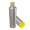 Thermotrinkflasche RETUMBLER-myDRINQEO 770, silber, gelb, gelb