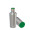 Thermotrinkflasche RETUMBLER-myDRINQEO 500, silber, grün, grün