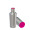 Thermotrinkflasche RETUMBLER-myDRINQEO 500, silber, magenta, magenta