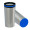 Thermobecher RETUMBLER-myDRINQEO, silber, blau, blau