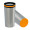 Thermobecher RETUMBLER-myDRINQEO, silber, orange, orange