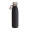 Trinkflasche RETUMBLER-myTOULON GLASS, schwarz, braun