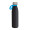 Trinkflasche RETUMBLER-myTOULON GLASS, schwarz, cyan