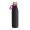 Trinkflasche RETUMBLER-myTOULON GLASS, schwarz, magenta