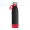 Trinkflasche RETUMBLER-myTOULON GLASS, schwarz, rot, rot