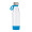 Trinkflasche RETUMBLER-myTOULON GLASS, transparent, cyan, cyan