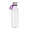 Trinkflasche RETUMBLER-myTOULON GLASS, transparent, lila