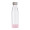 Trinkflasche RETUMBLER-myTOULON GLASS, transparent, hellmagenta
