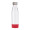 Trinkflasche RETUMBLER-myTOULON GLASS, transparent, rot