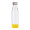 Trinkflasche RETUMBLER-myTOULON GLASS, transparent, gelb