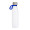 Trinkflasche RETUMBLER-TOULON GLASS, weiß, blau