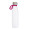 Trinkflasche RETUMBLER-TOULON GLASS, weiß, magenta
