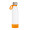 Trinkflasche RETUMBLER-TOULON GLASS, weiß, orange, orange