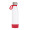 Trinkflasche RETUMBLER-TOULON GLASS, weiß, rot, rot