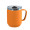 Thermobecher RETUMBLER-myNIZZA CERAMIC, orange, schwarz