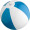 Ministrandball, bicolor, blau